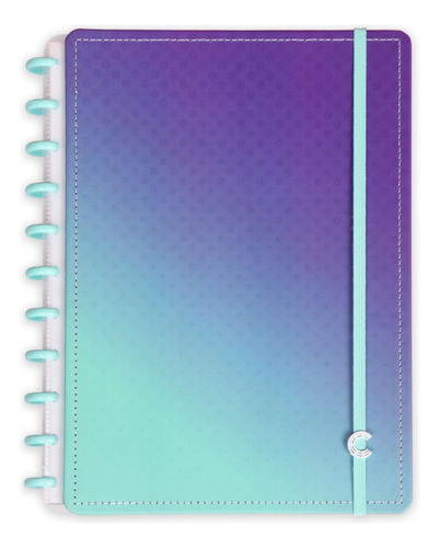 Caderno Inteligente Grande Mystic Glow 80 Folhas