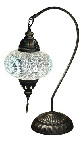 Lámpara Vitraux De Mesa Cuello De Cisne Tm14 -turkish Bazar