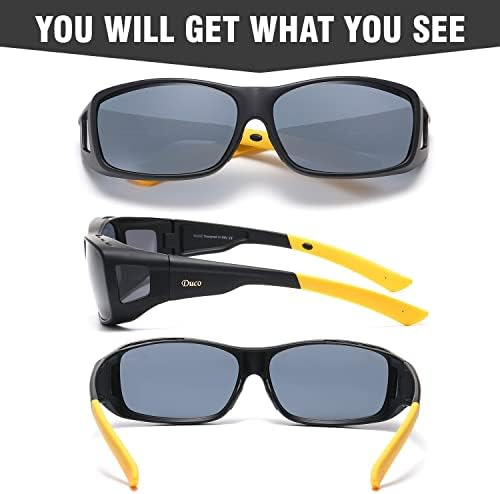 Duco, Gafas Envolventes Fitover, Gafas De Sol Polarizadas Pa