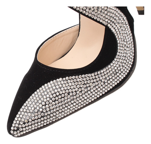 Sandalias De Tacón Alto Con Diamantes De Imitación De Moda 2