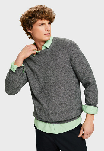 Sweater De Cuello Redondo Hombre Esprit 103ee2i323