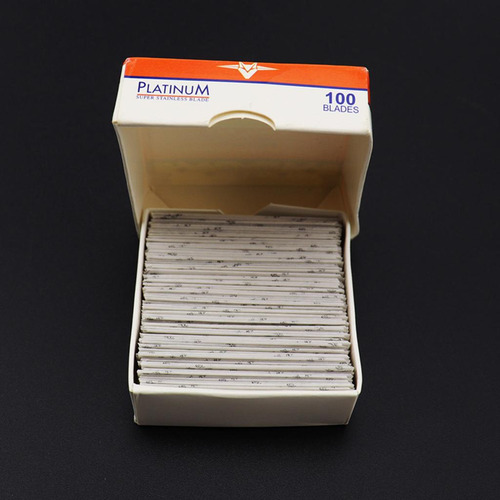100 Piezas Manual De Un Solo Borde Barbero Afilada Cuchilla