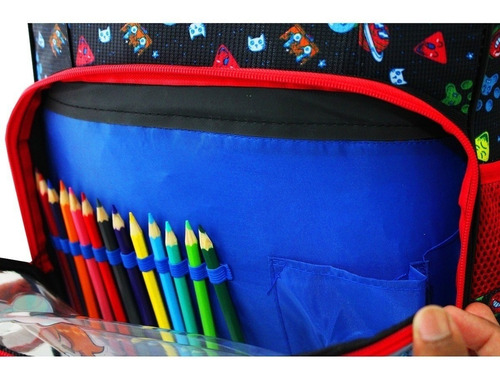 Imagem 10 de 10 de Mochila Escolar Gato Galáctico Youtuber Infantil Clio Style