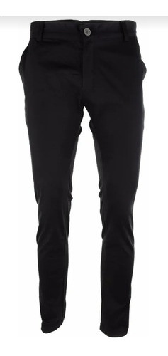 Pantalon Hombre Farenheite De Vestir Saten Negro