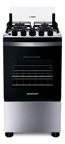 Fogão Brastemp 4 Bocas Inox Bfo4nbr - Bivolt