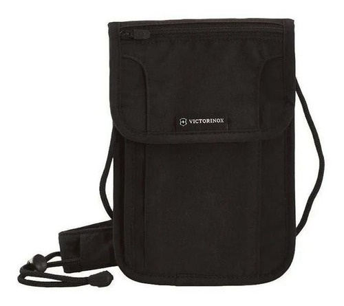 Imagen 1 de 3 de Bolsa De Seguridad Victorinox Negro Dluxe Rfid 610603 - S025