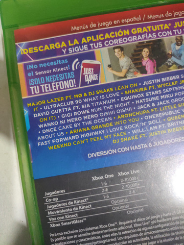 Just Dance Para Xbox One (Reacondicionado)