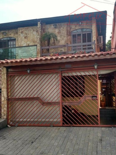Sobrado Próximo Ao Shopping Maia Em Guarulhos, 3 Dorms (1 Suíte Master Com Jacuzzi), Área Gourmet, Lareira E Etc. - So0080