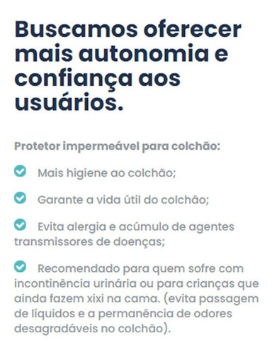 Imagem 4 de 6 de Lençol Protetor Elástico Geriátrico Pvc Silicone Queen Size