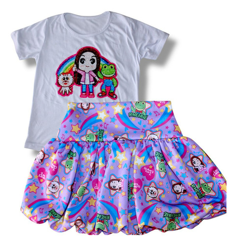 Conjunto De Falda Y Blusa De Lara Campos Falda Y Blusa Niña