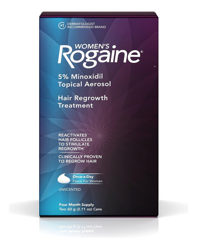 Rogaine Womens Hair Renowth Tratamiento, Suministro De 4 Mes