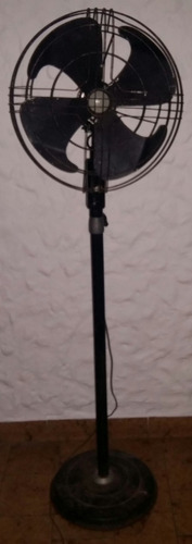 Ventilador Pie De 1955 Tod Original -gira- Funciona S/ruidos Negro (Usado)