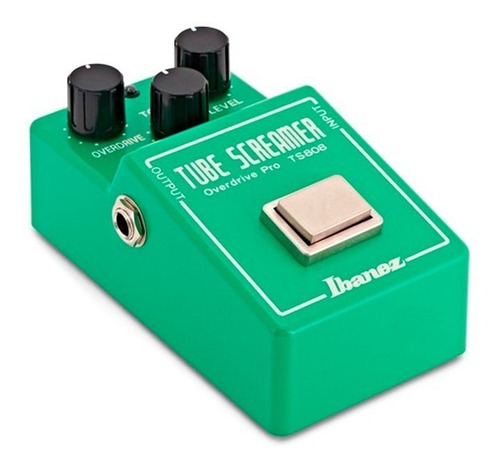 Imagen 3 de 5 de Pedal de efecto Ibanez Tube Screamer Overdrive Pro TS808 verde