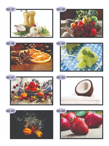 Imagem 9 de 10 de 5 Pôsters Cartaz Cozinha Gourmet Para Emoldurar 40x30cm