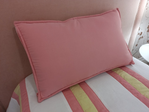 Imagem 3 de 6 de Conjunto Colcha De Solteiro Rosa Verde Irma Decorações