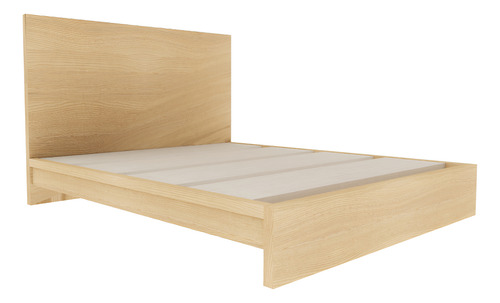 Base Para Cama De Madera Queen Size Alpes Hogare Amarillo