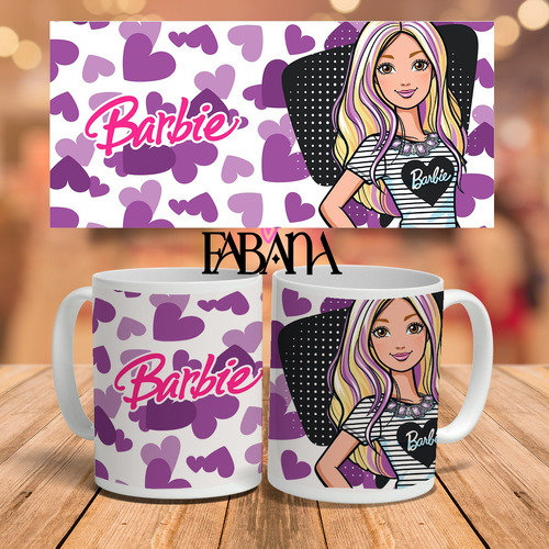 Taza Sublimada Diseño Barbie Modelo 13