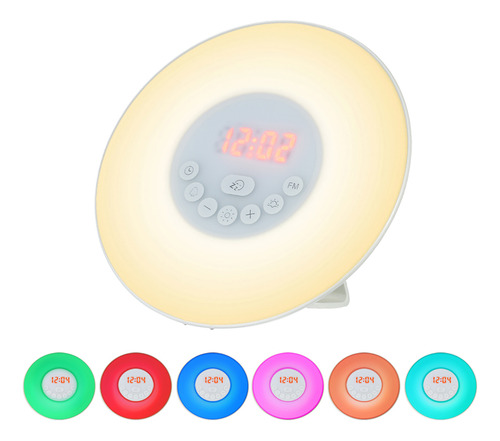 Timer Light Wake Con Radio Up Fm Nature Function Touch