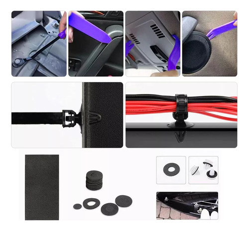 1211 Peças De Grampos Automotivos, Clipes Automotivos