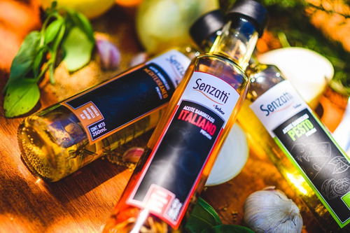 Aceite Oliva Saborizado Senzatti 500ml Sabor Italiano