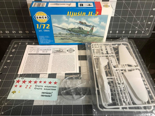 Avião Russo Da Wwii Ilyushin Il-2 1/72 Smer Plastimodelo
