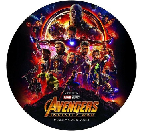 Vinilo Alan Silvestri Avengers Infinity War Nuevo Y Sellado