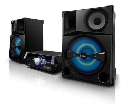 Minicomponente Sony Shake-5 negro con bluetooth 2400W de potencia - 127V