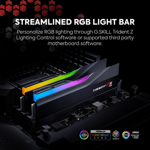 Ram G.skill Trident Z5 Rgb Ddr5 64 Gb (2x32 Gb) 6800 Mt/s Cl
