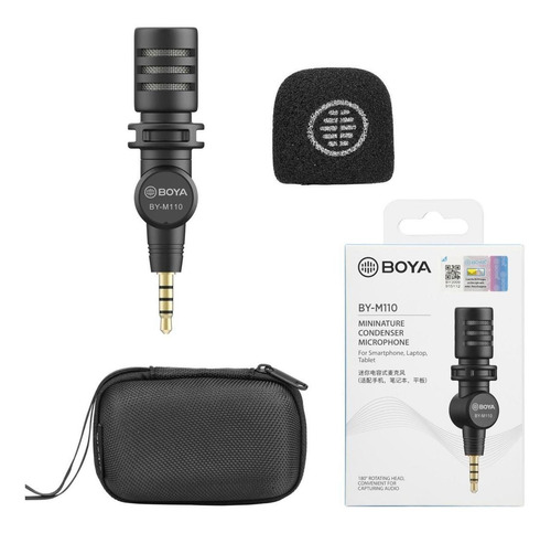 Mini Microfone Condensador Para Tipo C BY-M100UC - BOYA