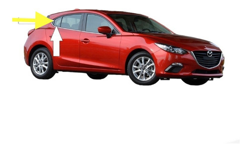 Cristal Aleta Derecha Mazda3 Hatchback 2014 Al 2018 Nuevo