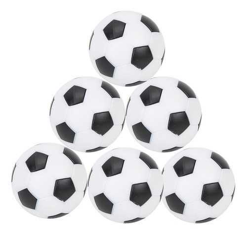 Balones De Fútbol De Mesa De Repuesto Mini De Plástico Negro