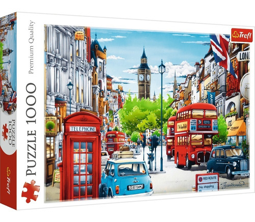 Rompecabezas Puzzle 1000 Piezas Trefl Londres Calles 10557