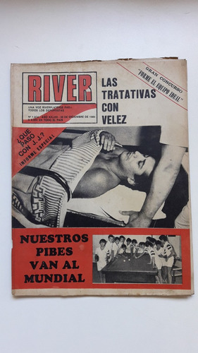 Revista River N 1874 Poster Oscar Alberto Ortiz