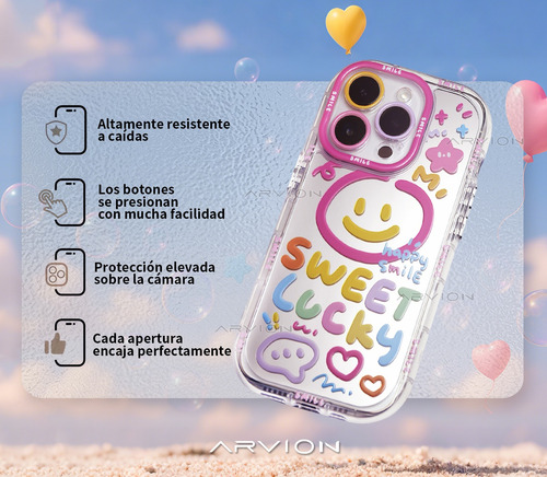 Funda Espejo Protectora Cute Colorida Para Iphone Mujer Rosa Para Iphone 14 Pro Max