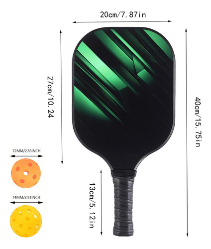 Raqueta De Pickleball Raqueta De Panal, Juego De Regalo