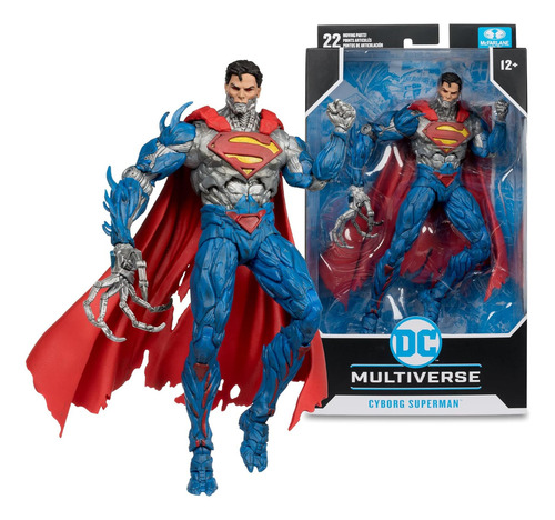 Cyborg Superman Figura New 52 Dc Multiverse Mcfarlane Toys