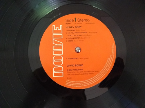 Lp David Bowie - Hunky Dory (Usado)