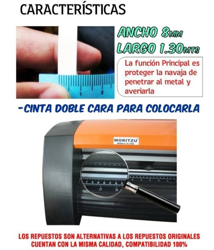Plotter Corte ,su Consumible ,banda Teflonada ,moritzu