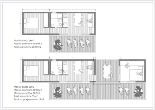 Imagen 9 de 14 de Casa Modular - Loft - Cabaña Contenedor - La Plata