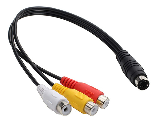 Cable Hembra De 4 Pines S-video A 3 Rca Av Para Tv Pc Pc ...