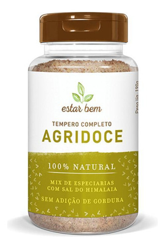 Kit 6x: Tempero Completo Agridoce Estar Bem 190g