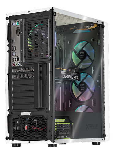 Xtreme PC Gaming GeForce RTX 3050 Core I3 12100F 16GB SSD 500GB WIFI White