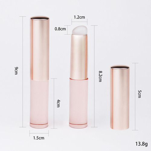 3 Paquete De 2-4 Brochas De Silicona Para Labios, 3 Piezas