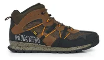 Comprar Zapatilla Cuero Hombre Trekking Botita Trail Urbano Bradok