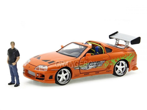 Toyota Supra 1995 Velozes E Furiosos + Brian Jada Toys 1:24