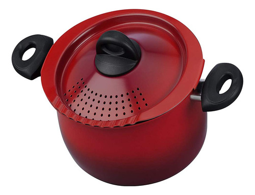 Bialetti Olla Para Pasta, Red Pepper