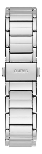 Reloj Guess Gw0552l1 Fusion Mujer Acero Inoxidable Malla Plateado Bisel Plateado Fondo Plateado