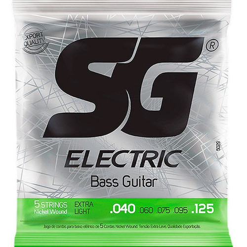 Corda Para Baixo 5 Cordas Light Niquel Wound 040 Sg