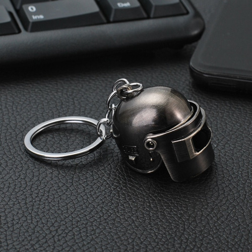 6 Cascos Coleccionables De Pubg Llaveros 4x3 Cm. De Acero