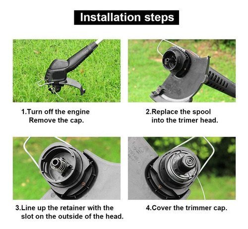 Carretes De Repuesto Weed Eater Para Black&decker St1000 St4